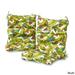 Diggs 3-section 22-in x 44-in Outdoor Palm Leaves High Back Chair Cushion (Set of 2) (Cushions Only) by Havenside Home