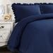 Lush Decor Reyna Ruffled Shabby-chic Comforter Set