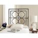 SAFAVIEH Silva Antique Iron Metal Geometric Headboard (Twin)