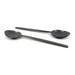 VIBHSA Stainless Steel Black Table Spoon Flatware set of 4