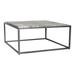 Aurelle Home Willow Marble Contemporary Coffee Table - 35 x 35 x 17 - 35 x 35 x 17