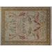 Bhati Pak-Persian Lucia Lt. Gray/Green Wool Rug (10'3 x 14'4) - 10 ft. 3 in. x 14 ft. 4 in. - 10 ft. 3 in. x 14 ft. 4 in.