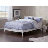 Orlando Full Platform Bed with USB Charging Station in White