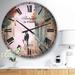 Designart 'Paris Romance Couples II' Romantic French Country Large Wall CLock