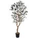 5-foot Dogwood Silk Tree - White