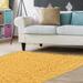 Yellow Shagadelic Chenille Twist Rug