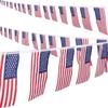 2-Piece American Pennant Flag Banner for 4th of July Memorial Day Deco 8.6-Yard