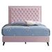 LYKE Home Jewel Tufted QUEEN BED , PINK