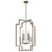 Kichler Lighting Downtown Deco Collection 8-light Polished Nickel Foyer Chandelier