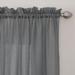 Miller Curtains Preston Sheer 108-Inch Rod Pocket Curtain Panel - 52 X 108 - 52 X 108