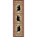 Mayberry Hearthside Woodlands Bear Lodge Area Rug