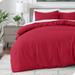 Bare Home Soft Hypoallergenic Microfiber Duvet Cover and Sham Set