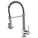 ANZZI Step Single Handle Pull-Down Sprayer Kitchen Faucet in Polished Chrome - Polished chrome