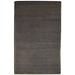 One of a Kind Hand-Knotted Modern & Contemporary 5' x 8' Stripe Wool Brown Rug - 5'0"x7'10"