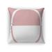 HORIZON PINK RED & WHITE Accent Pillow By Jackie Reynolds