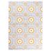 GAD PRIMROSE Collection Topkapi Chic Transional/Classic Yellow Rug - 7'10" X 10'2"