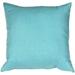 Tuscany Linen 20x20 Throw Pillow with Polyfill Insert, Turquoise