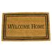 Rubber-Cal "Contemporary Welcome Home Mats" Coir Entrance Mats, 24 x 57-Inch - 2' x 4'7