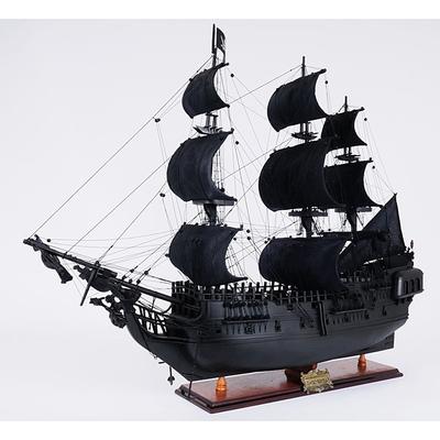 Old Modern Handicrafts 'Black Pearl' Pirate Ship Model