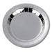 48-Count Metallic Silver Foil Paper Disposable Plates for Birthday Party, 7-inch