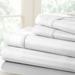 Simply Soft 4-piece Deep Pocket Striped Embossed Bed Sheet Set