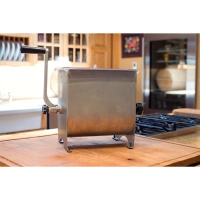 Weston 20-pound Stainless Steel Manual Meat Mixer