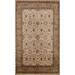 Vegetable Dye Floral Oriental Kashan Wool Area Rug Handmade Carpet - 5'11" x 8'3"