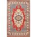 Geometric Oriental Kazak Area Rug Wool Hand-knotted Traditional Carpet - 3'1" x 5'0"