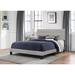 Hillsdale Furniture Delaney Upholstered Bed, Glacier Gray