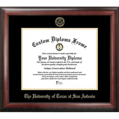 University of Texas, San Antonio 14w x 11h Gold Embossed Diploma Frame