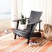 SAFAVIEH Outdoor Living Merlin Adirondack Chair w/ Retractable Footrest - 51.9" W x 29.5" D x 32.3" H