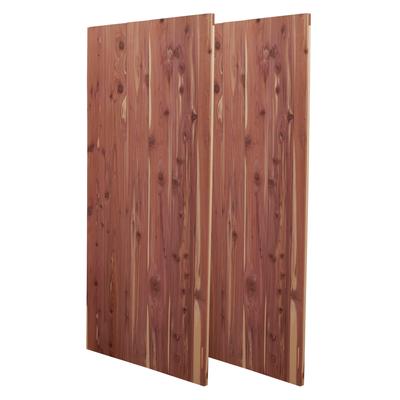 Household Essentials Bracket Free Fresh Cedar Panels - 42" L x 20" W