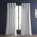 Exclusive Fabric Ruched Textured Faux Dupioni Silk Curtain (1 Panel)
