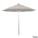 Riviera 9-foot Push Open Silver-finished Round Umbrella by Havenside Home, Base Not Included