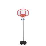 Hathaway Streetball 79-in High Adjustable Portable Basketball System - White