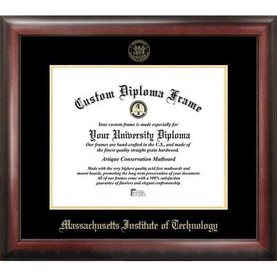 M.I. T. 11.75w x 9.25h Gold Embossed Diploma Frame