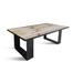 TEX Solid Wood Dining Table - Natural Oak/Industrial Black