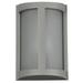 Access Lighting Pier Satin Marine Grade LED Wall Fixture with Ribbed Frosted Glass