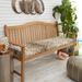 Sunbrella Leopard Indoor/Outdoor Bench Cushion, Corded