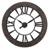 Uttermost Ronan Rustic Bronze Wall Clock