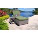 Florence Wheeled Chaise Outdoor Wicker Patio Furniture and Side Table