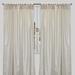 Rodeo Home Shanna Elegant Metallic Linen Look Curtains - Set of 2 - 54" x 96"