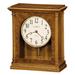 Howard Miller Carly Classic, Transitional, Old World, Chiming Mantel Clock with Pendulum and Silence Option, Reloj del Estante