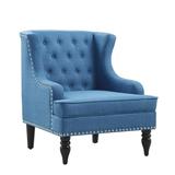 Madison Park Jewel Tufted Wingback Upholstered Club Chair