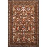 Vegetable Dye Ziegler Oriental Wool Area Rug Handmade Bedroom Carpet - 4'11" x 7'0"