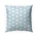 BIG POLKA DOTS LIGHT BLUE Indoor|Outdoor Pillow By Kavka Designs - 18X18