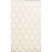 Modern Trellis Hand-tufted Wool/ Silk Area Rug Oriental Carpet - 5'0" x 8'0"