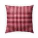 SMALL PLAID RED Indoor|Outdoor Pillow By Kavka Designs - 18X18