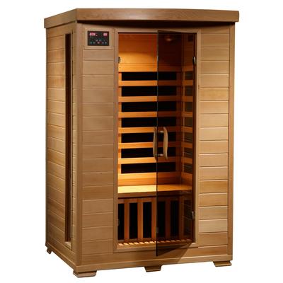 HeatWave Coronado 2-Person Hemlock Infrared Sauna with 6 Carbon Heaters