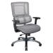 Grey Mesh Back Office Chair with Titanium Base